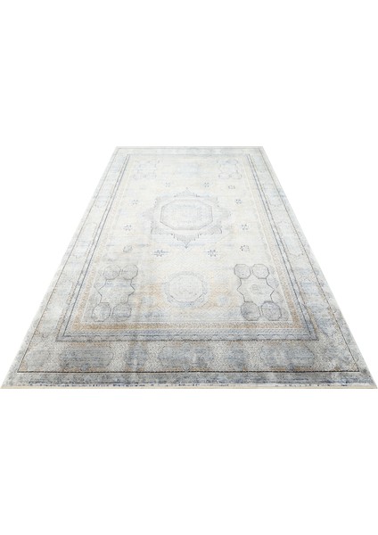 Kotor 04 Antrasit Gold Sık Dokuma Bambu ile Üretilen Modern ve Sade Salon, Oturma Odası Halısı fırsatları