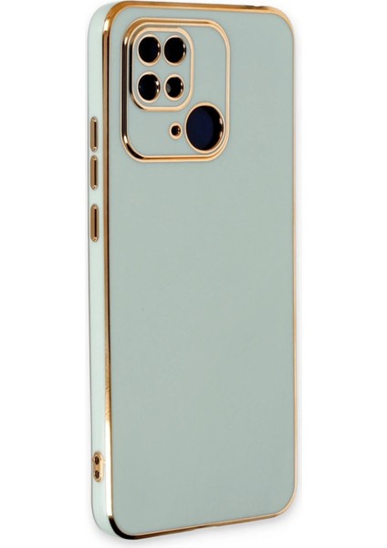 MYT09 Xiaomi Redmi 10C Kılıf Volet Silikon - Açık Yeşil