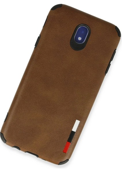 MYT09 Samsung Galaxy J7 Pro / J730 Kılıf Loop Deri Silikon - Kahverengi fiyatları
