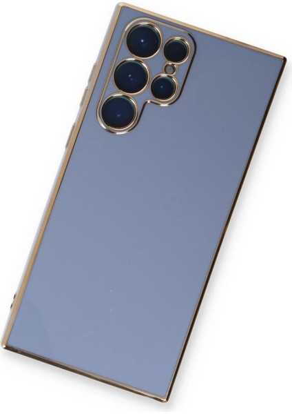 MYT09 Samsung Galaxy S22 Ultra Kılıf Volet Silikon - Mavi modelleri