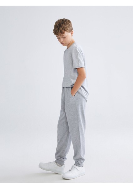 Yeni Sezon Beli Lastikli Erkek Çocuk Jogger Eşofman Altı
