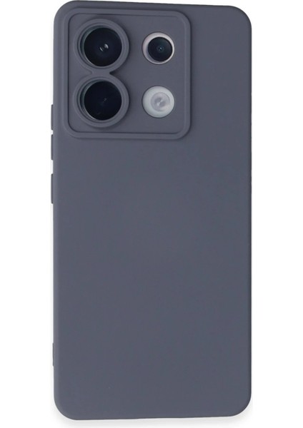 MYT09 Xiaomi Redmi Note 13 Pro 5g Kılıf Nano Içi Kadife Silikon - Gri