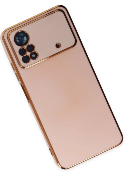 MYT09 Xiaomi Poco X4 Pro 5g Kılıf Volet Silikon - Pembe fırsatları