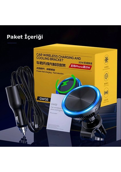 MYT09 Memo GW02 Magsafe Araç Tutucu