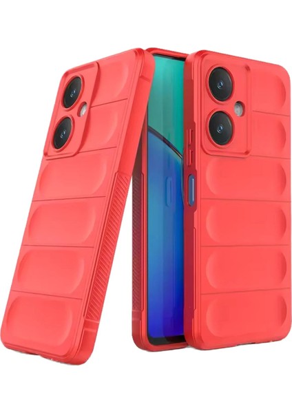 MYT09 Vivo Y27 Kılıf Optimum Silikon - Kırmızı