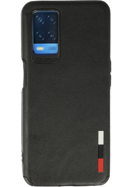 MYT09 Oppo A54 4g Kılıf Loop Deri Silikon - Siyah