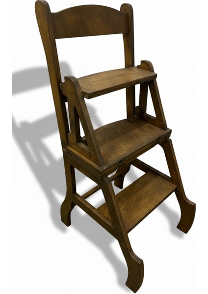 Akrobat Fonksiyonel Sandalye Merdiven – 2’si 1 Arada Tasarım | Kayın | 150 kg Taşıma Kapasiteli fırsatları