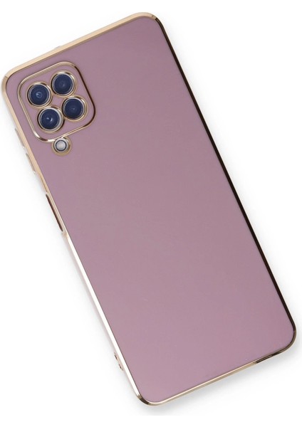 MYT09 Samsung Galaxy A22 Kılıf Volet Silikon - Mor modelleri