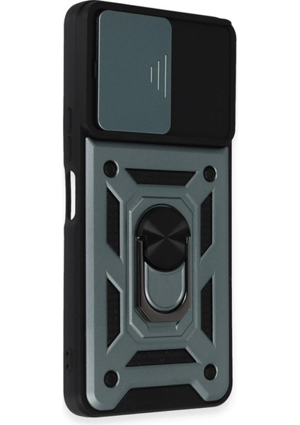 MYT09 Vivo Y36 Kılıf Pars Lens Yüzüklü Silikon - Yeşil fiyatları