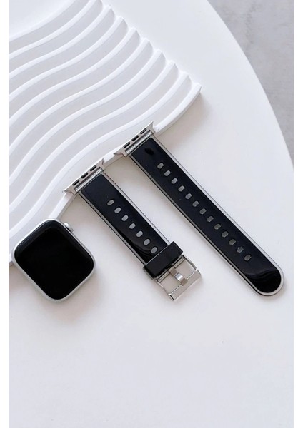 MYT09 Watch 45MM Jelly Silikon Kordon - Siyah fiyatları