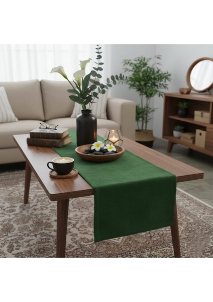 Yeşil Kadife Dokulu Dertsiz Runner(yılbaşı özel) fiyatları