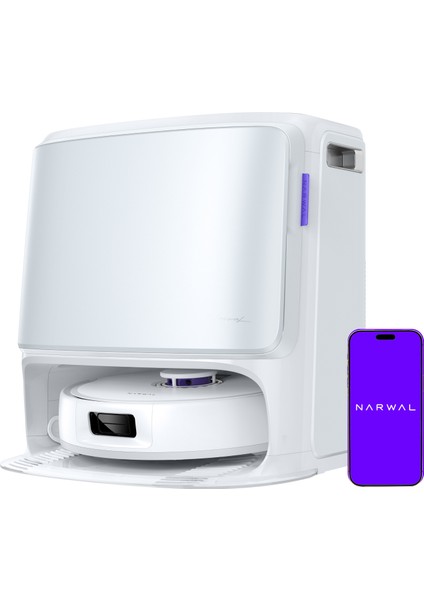 Freo Z10 Akıllı Robot Süpürge Beyaz,15.000PA Emiş Gücü