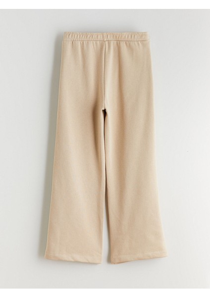 Cey Yeni Sezon Beli Lastikli Kız Çocuk Eşofman Altı