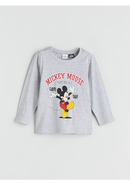 Peak Yeni Sezon Mickey Mouse Baskılı Erkek Çocuk Pijama Takımı fiyatları