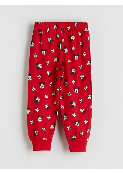 Peak Yeni Sezon Mickey Mouse Baskılı Erkek Çocuk Pijama Takımı