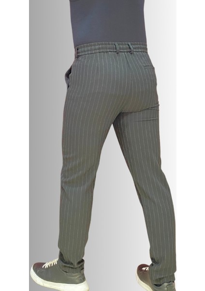 Jagger Erkek Pantolon Likralı Bağcık Detaylı Klasik Erkek Jogger Kumaş Pantolon modelleri