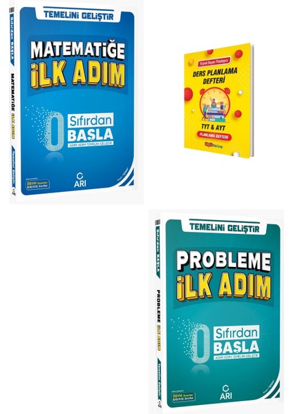 Arı Tyt Matematiğe ve Probleme Ilk Adım Sıfırdan Başla + Planlama Defteri