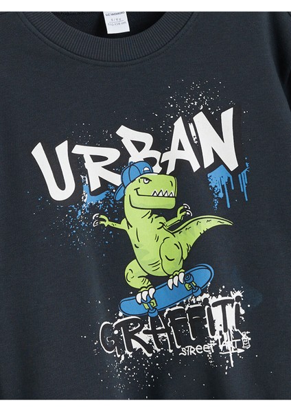 Lcw Kids Antrasit Erkek Çocuk Sweatshirt ve Jogger Eşofman Alt 2'li modelleri