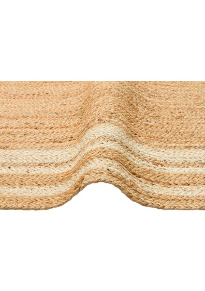 Maldiv 10 Natural White Jüt %100 El Dokuma Hasır Halı Antre, Hol, Balkon, Oturma Odası Halısı fiyatları