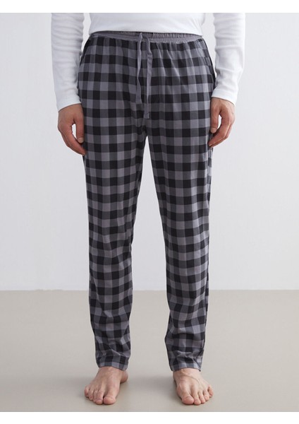 Yeni Sezon Standart Kalıp Ekose Erkek Pijama Alt fiyatları