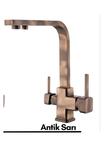 Antik Gold Arıtmalı Evye Bataryası