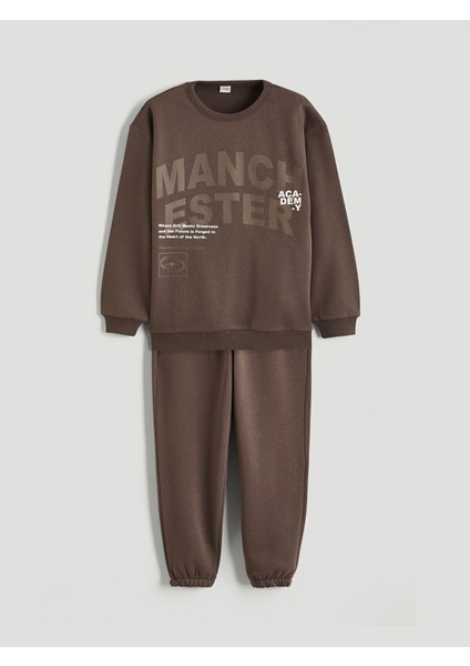 Özmarka Yeni Sezon Bisiklet Yaka Erkek Çocuk Eşofman Takımı