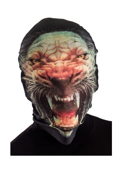 Tam Geçmeli Streç Aslan Maskesi 3