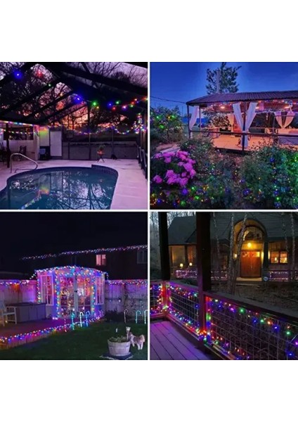 11M 100 LED Solar Rgb Işık modelleri