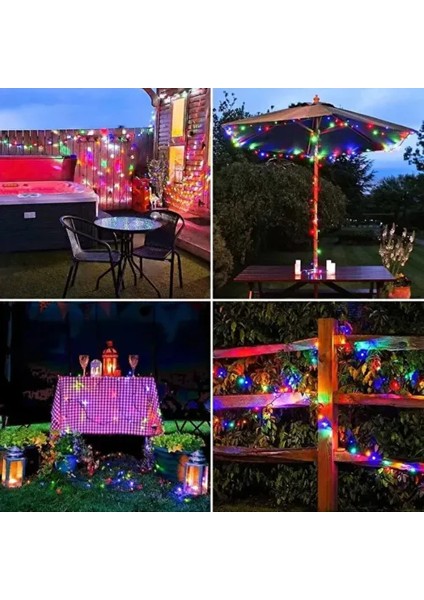 11M 100 LED Solar Rgb Işık fırsatları