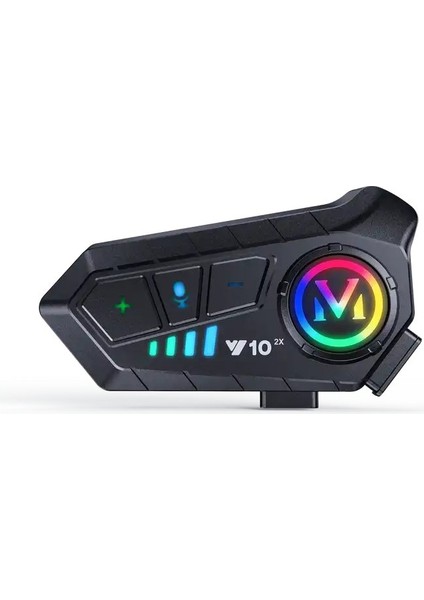 Y10 2x Motosiklet Kask Kulaklığı – 300M Interkom, Su Geçirmez Bluetooth Kulaklık, Aı Sesli Asistan Destekli, Çiftli Interkom Seti