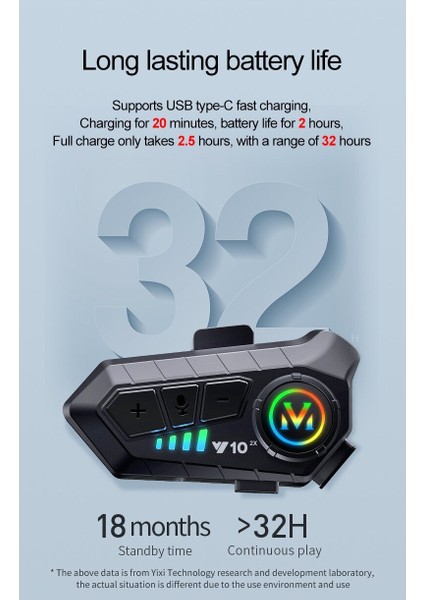 Y10 2x Motosiklet Kask Kulaklığı – 300M Interkom, Su Geçirmez Bluetooth Kulaklık, Aı Sesli Asistan Destekli, Çiftli Interkom Seti modelleri