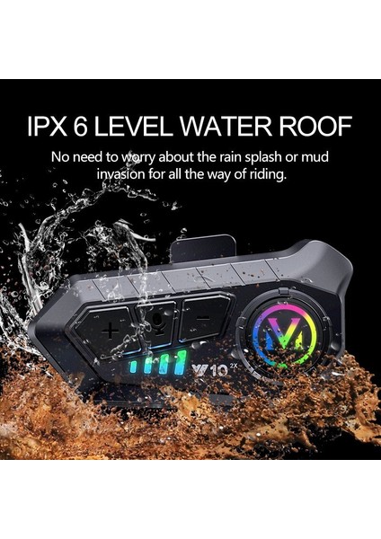 Y10 2x Motosiklet Kask Kulaklığı – 300M Interkom, Su Geçirmez Bluetooth Kulaklık, Aı Sesli Asistan Destekli, Çiftli Interkom Seti fırsatları