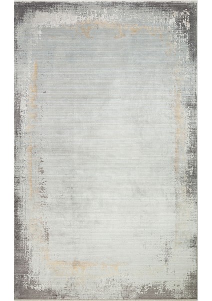 Kotor 11 Grey Gold Sık Dokuma Bambu ile Üretilen Modern ve Sade Salon, Oturma Odası Halısı