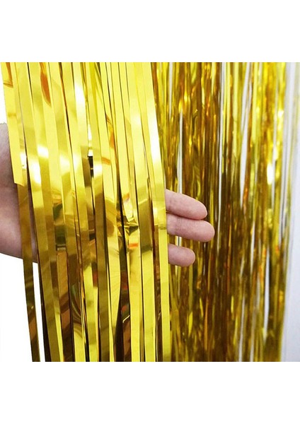 Parti Kapı Perdesi Gold Renk 90X200 cm
