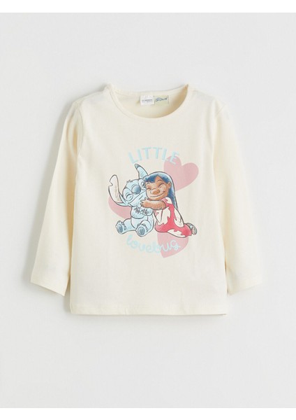 Özmarka Yeni Sezon Bisiklet Yaka Stitch Baskılı Kız Çocuk Pijama Takımı fiyatları