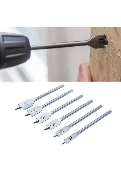 BUFFER® 6 Parça Tahta Ahşap Oyma Yaprak Matkap Ucu Seti fırsatları