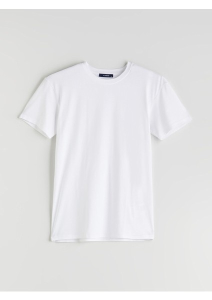 Bisiklet Yaka Kısa Kollu Erkek Pijama Üst indirimleri