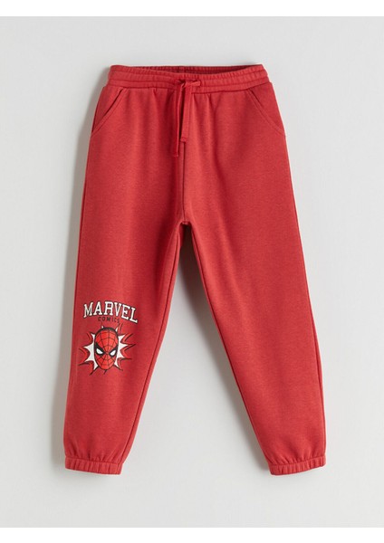 Peak Yeni Sezon Spider-Man Baskılı Erkek Çocuk Jogger Eşofman Alt