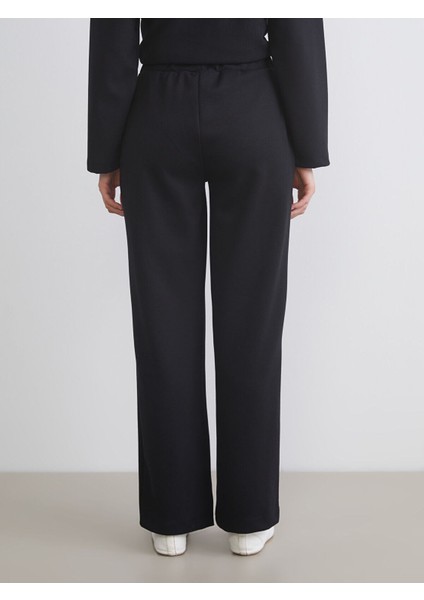 Yeni Sezon Beli Lastikli Geniş Paça Kadın Eşofman Altı fırsatları