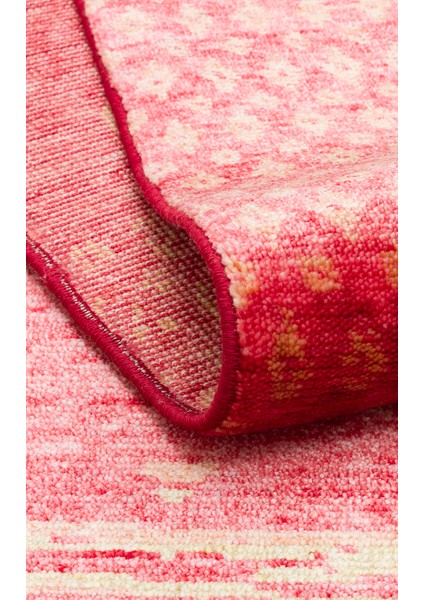 Milas 15 Red Autumn Uşaklı Kadınların Yoğun El Emeği ile Dokuduğu %100 Doğal Tencel Tezgah Halısı