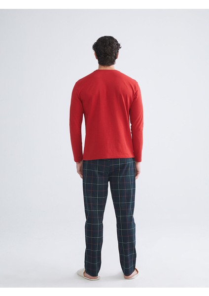 Yeni Sezon Standart Kalıp Erkek Pijama Takımı fırsatları