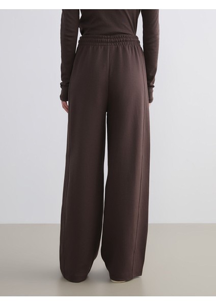 Yeni Sezon Beli Lastikli Geniş Paça Kadın Eşofman Altı fırsatları