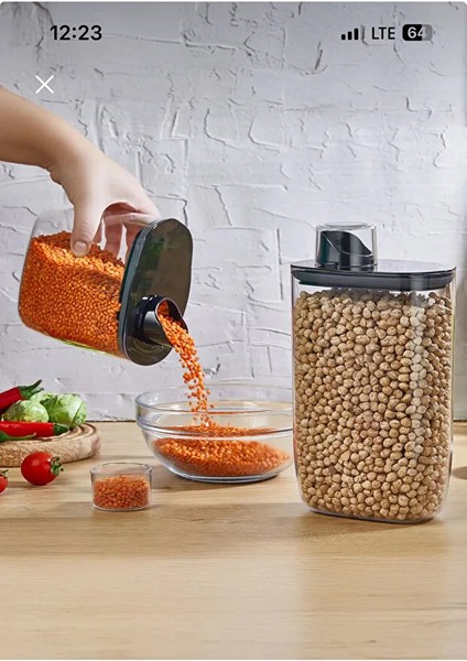 Silikon Kapaklı Ölçülü Saklama Kapları 4’lü Set | 2 Küçük 2 Büyük | Sızdırmaz ve Çok Amaçlı modelleri