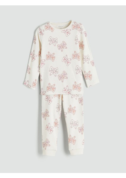 Yeni Sezon Baskılı Kız Bebek Pijama Takım