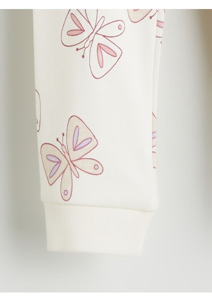 Yeni Sezon Baskılı Kız Bebek Pijama Takım