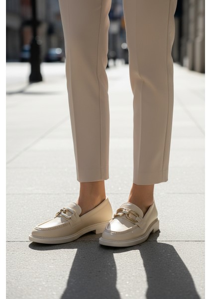 Uzero Loafer Kadın Ayakkabı Kare Tokalı Casual Ayakkabı fiyatları