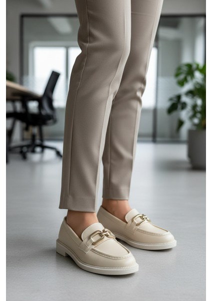 Uzero Loafer Kadın Ayakkabı Kare Tokalı Casual Ayakkabı fırsatları