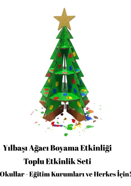 Eğitici Ahşap Yılbaşı Çamı Maket Kiti – Çocuk Etkinliği indirimleri