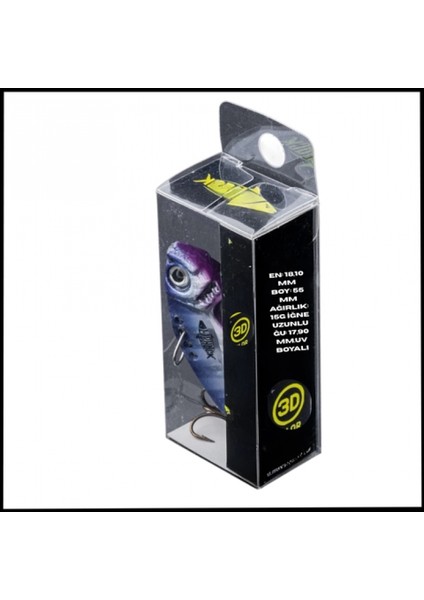 Uyguna-Yakala 15G 55MM - Electric Sunset Vibrasyon Yem - Lrf/spin Jig- - Uv BOYALI-YEM.743