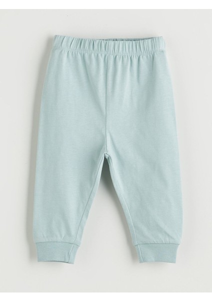 Yeni Sezon Bisiklet Yaka Baskılı Erkek Bebek Pijama Takımı 2'li indirimleri